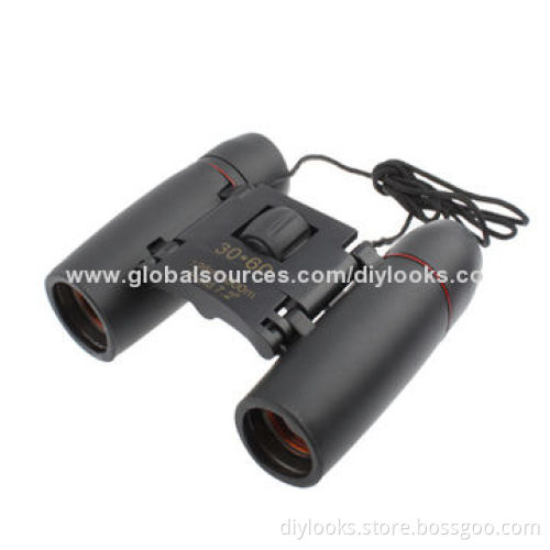 Mini Folded Field 7.2°, 126m/1000m 30 x 60mm Red, Multiple Coated Day Vision Outdoor Telescope